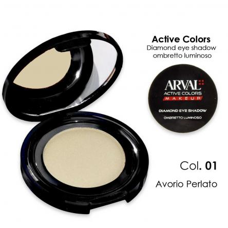 ARVAL Diamond eye shadow n. 01 - avorio perlato    ombretto luminoso