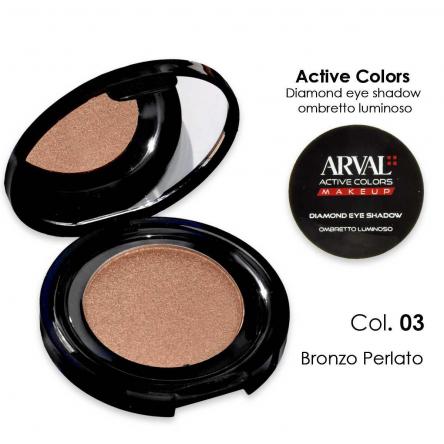 ARVAL Diamond eye shadow n. 03 - bronzo perlato     ombretto luminoso