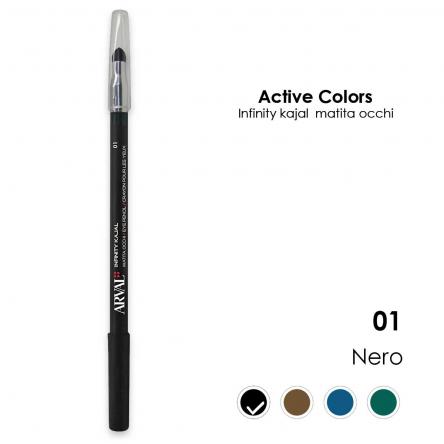 ARVAL Infinity kajal n. 01 - nero    matita occhi - legno