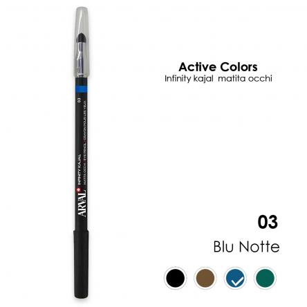 ARVAL Infinity kajal n. 03 - blu notte    matita occhi - legno
