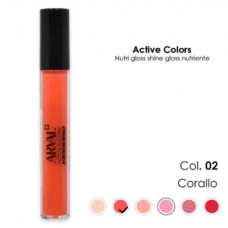 ARVAL Nutri gloss shine n. 02 - corallo gloss nutriente