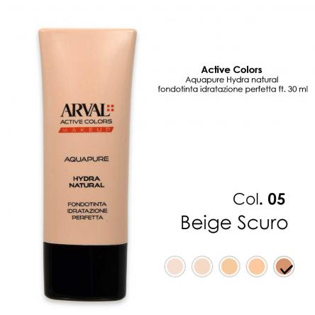 ARVAL AQUAPURE - Hydra-natural n. 05 - beige scuro                   fondotinta idratazione perfetta  ft 30ml