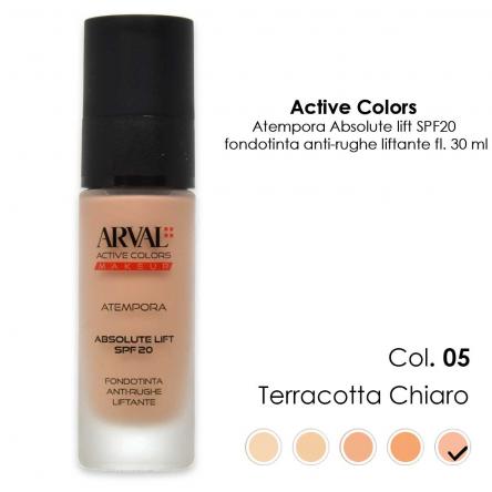 ARVAL ATEMPORA - Absolute lift SPF20 n. 05 - terracotta chiaro          fondotinta antirughe liftante  fl 30ml