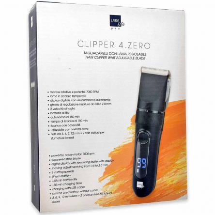 Labor clipper 4 zero tagliacapelli con lama regolabile labor life