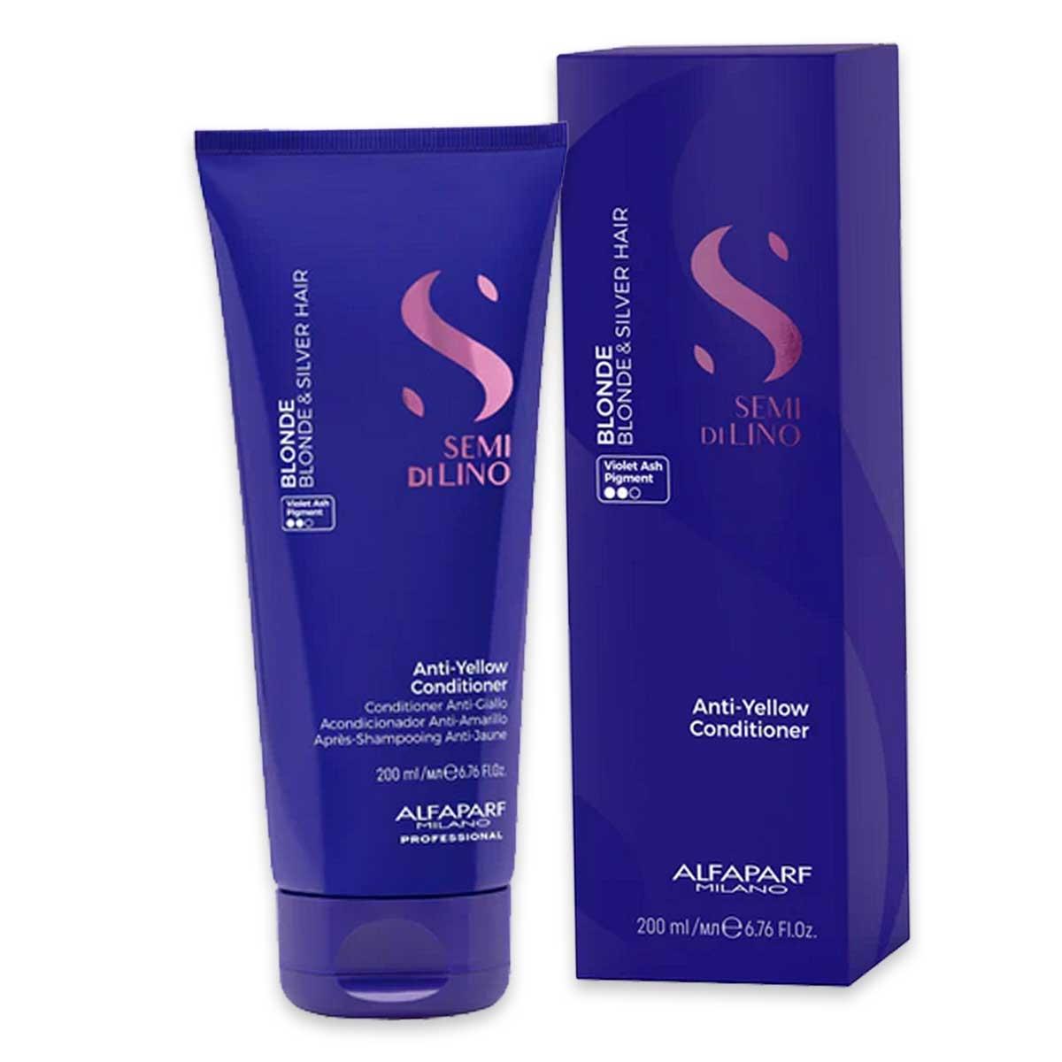 ALFAPARF MILANO SEMI DI LINO BLONDE ANTI-YELL.CONDITIONER 200ml