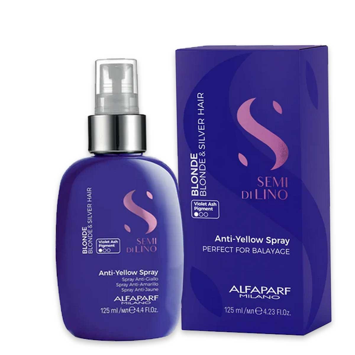 ALFAPARF MILANO SEMI DI LINO BLONDE ANTI-YELL.SPRAY 125ml