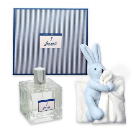 Jacadi tout petit gift set - scented water 100 ml + blue bunny