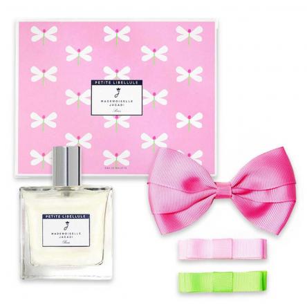 Jacadi mademoiselle petite libellule gift set - edt 100 ml + hair clips
