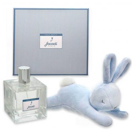 Jacadi tout petit gift set - scented water 100 ml + blue bunny