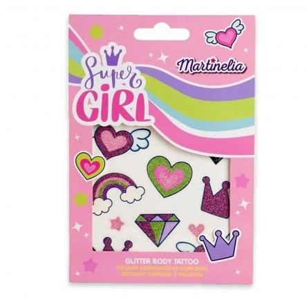 Martinelia super girl body tattoo