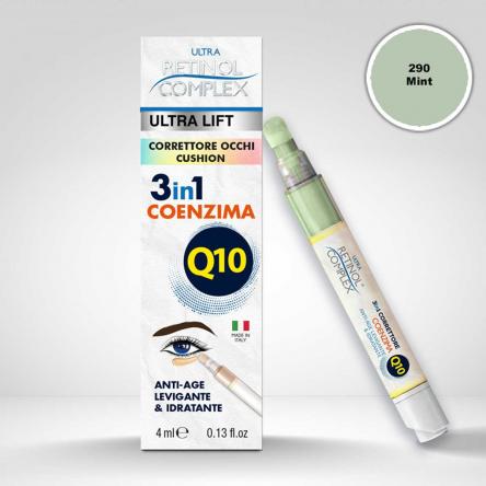 Retinol complex correttore occhi 290 mint cushion 3 in 1 coenzima q10 4ml
