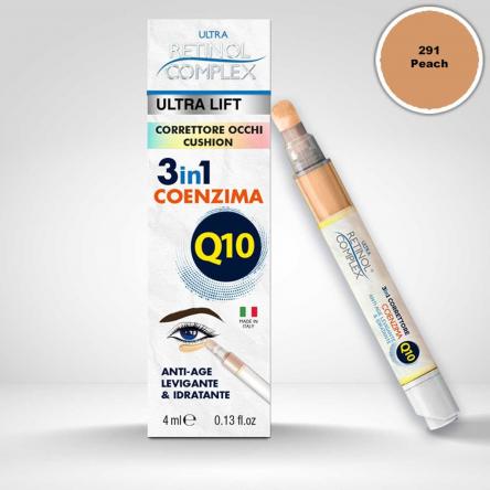 Retinol complex correttore occhi 291 peach cushion 3 in 1 coenzima q10 4ml