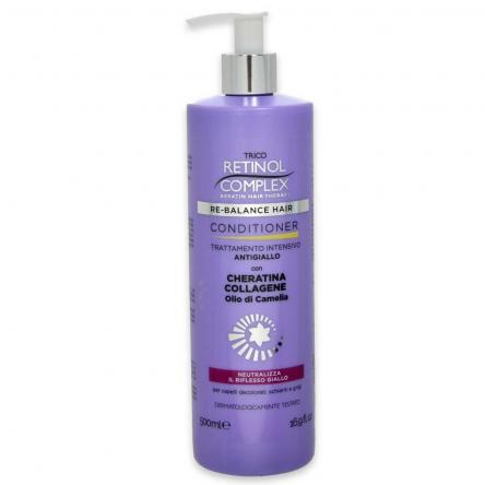 Keratin complex conditioner 500 ml intensivo antigiallo cheratina & olio di camelia