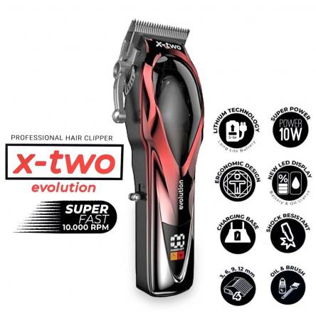 Giubra tagliacapelli g-lux two evolution rossa testina fissa acciaio 440 giapponese