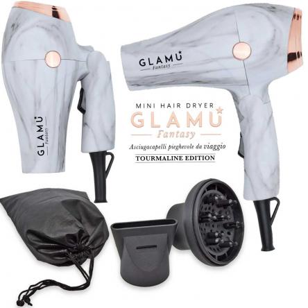 Giubra mini phon fantasia marmo bianco