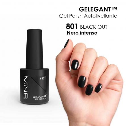 MNP MESAUDA GELEGANT Gel Polish 8ml 801 Black Out