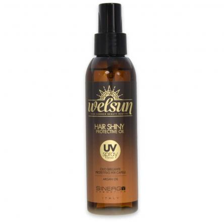 Sinergy welsun shiny protectiv oil - uv spray for hair - 150 ml