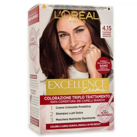 L'oreal colorazione triplo trattamento excellence n° 4.15