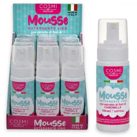 Cosmi mousse detergente viso camomilla 150ml