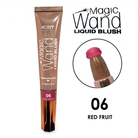 Kost magic wand liquid blush kost 06 red fruit