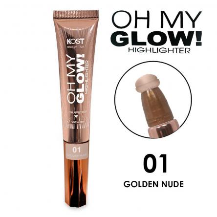 Kost oh my glow illuminante liquido kost 01 golden nude