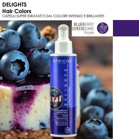 Atricos delights blueberry cheesecake purple 150 ml