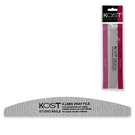 Kost lima per unghie studio nails 2way file grit 100/100 kost lm09