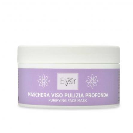 Roial elysir maschera viso pulizia profonda pelli miste 250ml con estratto di melone