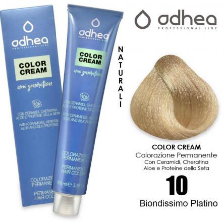 Odhea color cream con ammoniaca 100 ml - 10 biondissimo platino
