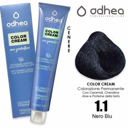 Odhea color cream con ammoniaca 100 ml - 1.1 nero blu