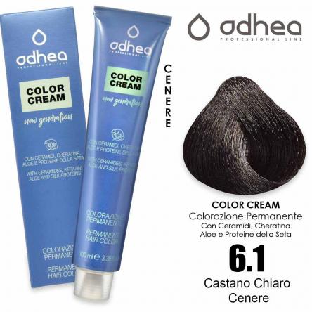 Odhea color cream con ammoniaca 100 ml - 6.1 biondo scuro cenere