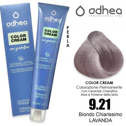 Odhea color cream con ammoniaca 100 ml - 9.21 biondo chiarissimo lavanda