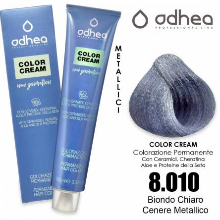 Odhea color cream con ammoniaca 100 ml - 8.010  moon silver