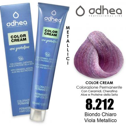 Odhea color cream con ammoniaca 100 ml - 8.212 metalli purple