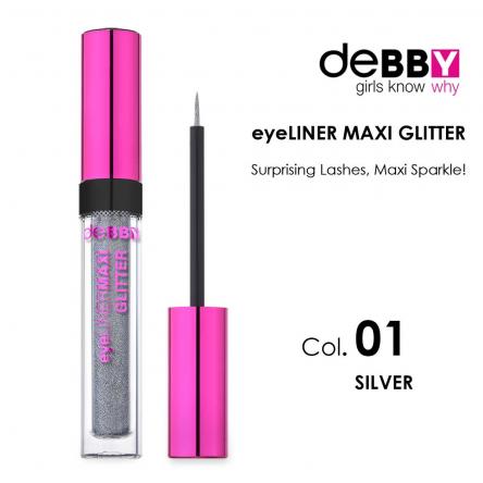 Debby eyeliner maxi glitter new 01