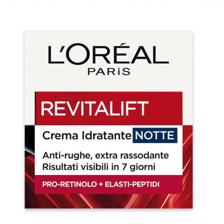 L'oreal revitalift crema idratante notte anti rughe extra rassodante 50 ml