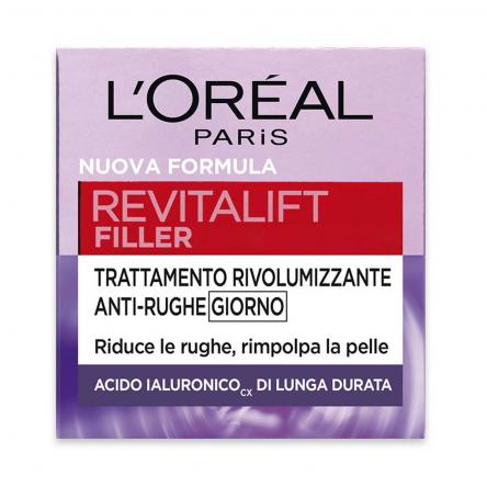 L'oreal revitalift filler trattamento rivolumizzante anti rughe giorno 50 ml