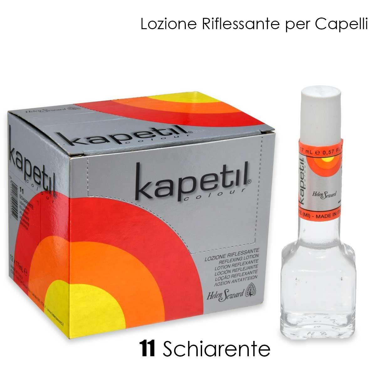 Helen seward kapetil schiarente/lightening lozione 12 flaconi x17ml