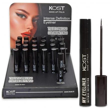Display eyeliner intense definition kost 01 (24 pz+1 tst)