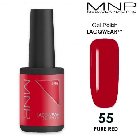MESAUDA LACQWEAR MNP 10 ML Gel Polish 55 Pure Red