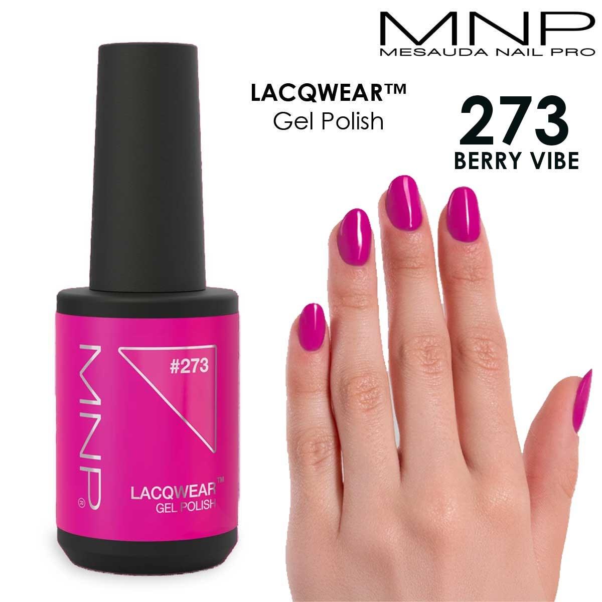MESAUDA LACQWEAR MNP 10 ML Gel Polish 273 BERRY VIBE
