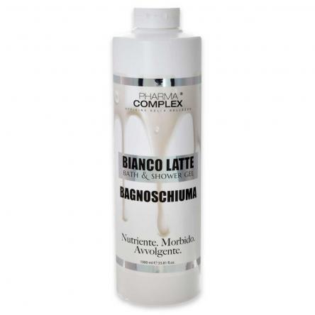 Pharma complex bagnoschiuma bianco latte 1000ml