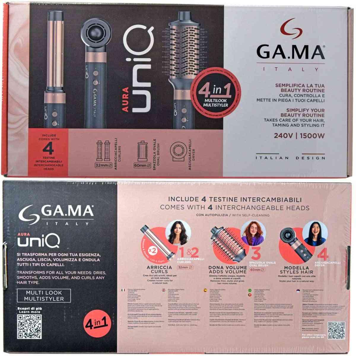 Gama phon multistyler uniq aura 4 accessori