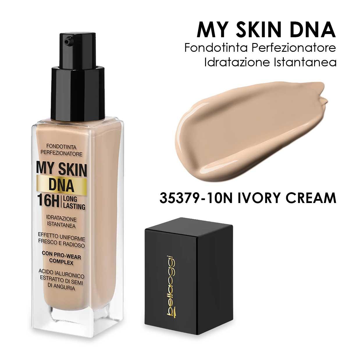 Bella oggi my skin dna fondotinta long lasting 16h ivory cream