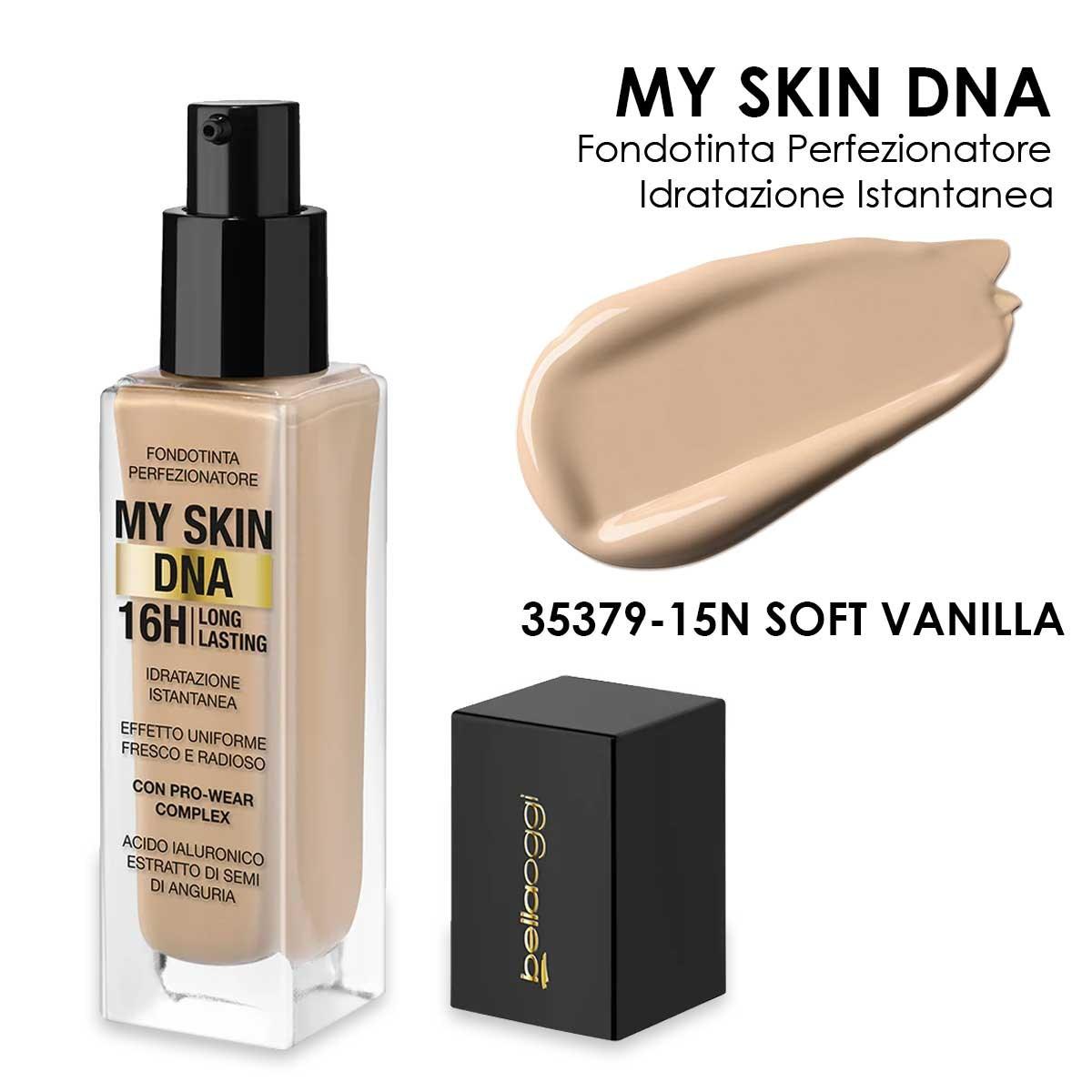 Bella oggi my skin dna fondotinta long lasting 16h soft vanilla