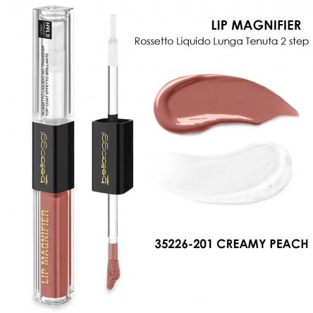 Bella oggi lip magnifier rossetto duo lunga tenuta 16h creamy peach