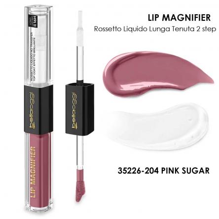 Bella oggi lip magnifier rossetto duo lunga tenuta 16h pink sugar