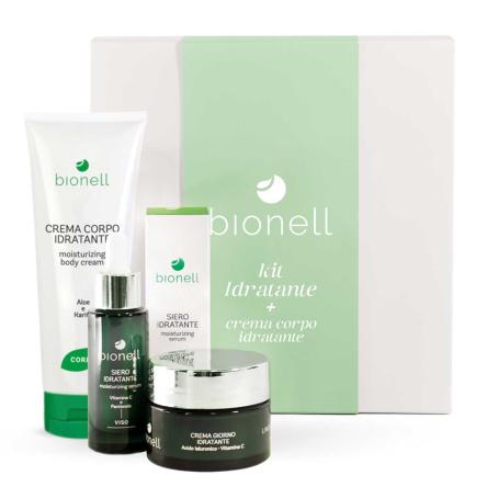 Bionell kit idratante (crema suprema id.+ siero id.) + crema corpo i. 250 ml