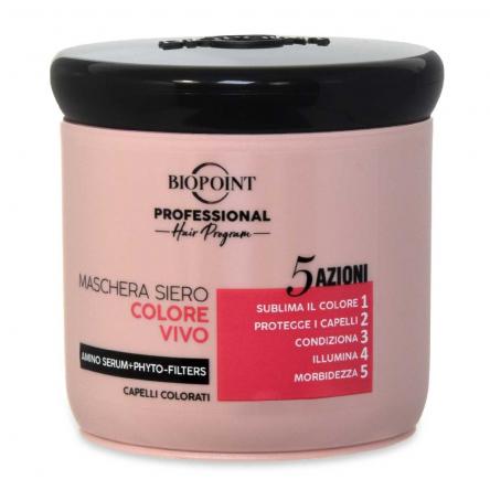 Biopoint mask siero colore vivo 400 ml