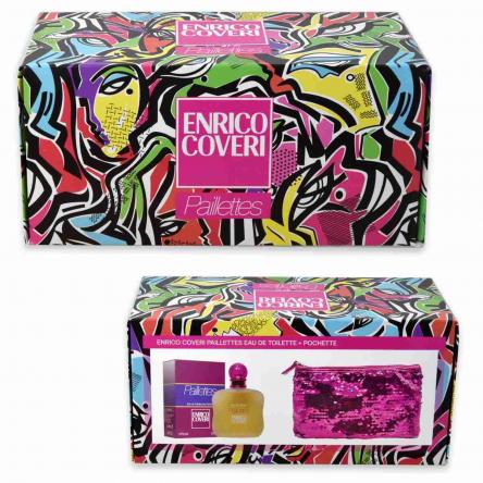 Enrico coveri paillettes edt 75 ml + pochette
